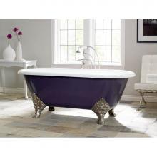 Cheviot Products Canada 2161-WC-PN - CARLTON Cast Iron Bathtub with Continuous Rolled Rim