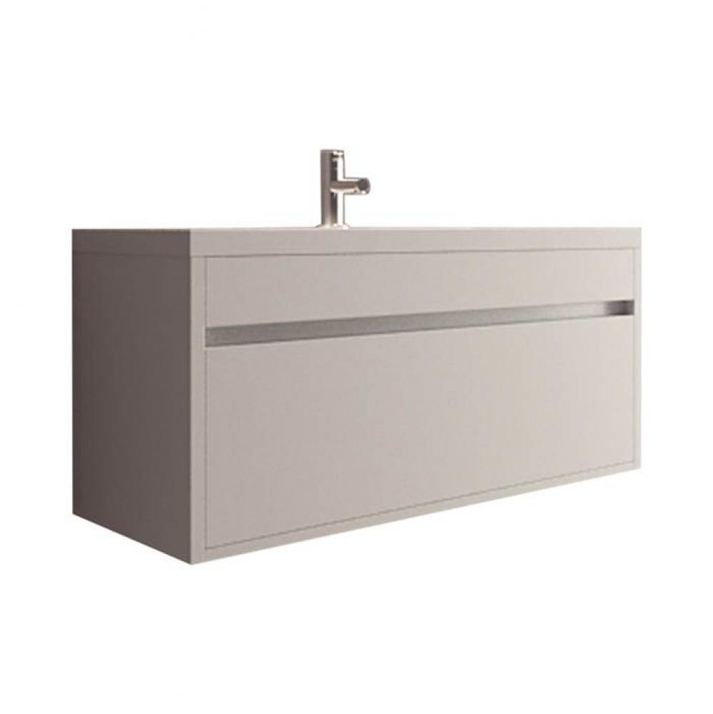 Echo-36 wall-mount single-sink set