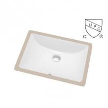 Tidal Bath Canada CUS-200 - Sink - Rectangular Ceramic Undermount