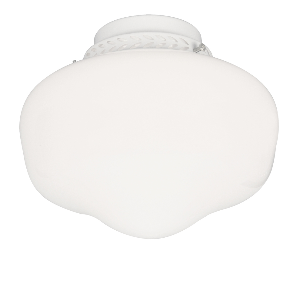 1 Light Bowl Light Kit in white