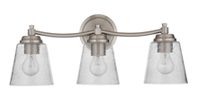 Craftmade 50203-BNK - Tyler 3 Light Vanity in Brushed Polished Nickel