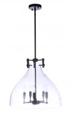 Craftmade 55895-FB - Chardonnay 5 Light Pendant in Flat Black