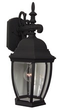 Craftmade Z284-TB - Bent Glass Cast 1 Light Medium Outdoor Wall Lantern in Textured Black