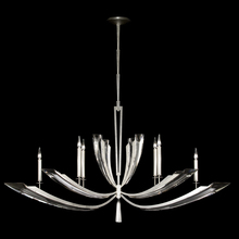 Fine Art Handcrafted Lighting 798140ST - Vol de Cristal 46" Oblong Chandelier